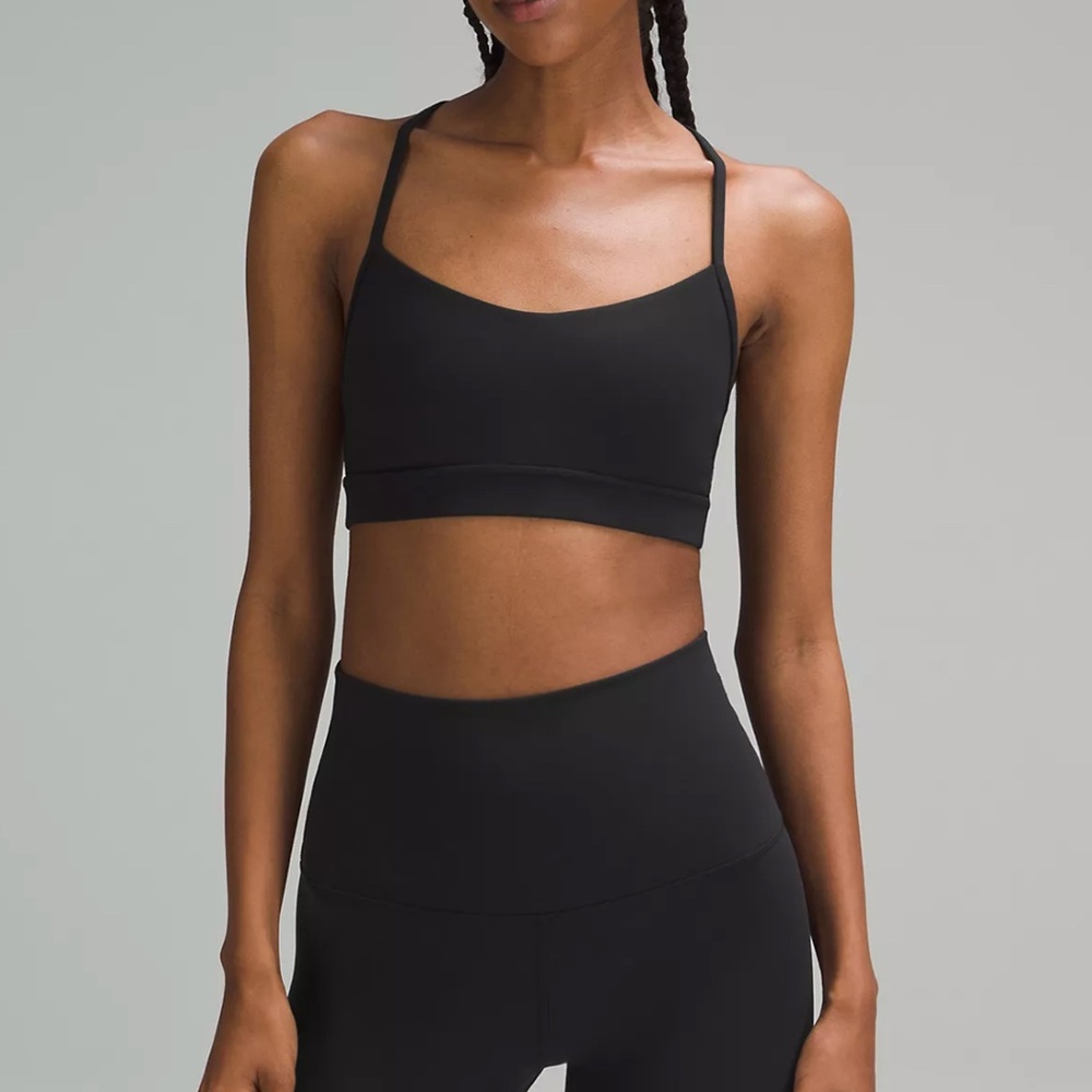 LULULEMON Black Flow Y Bra Nulu